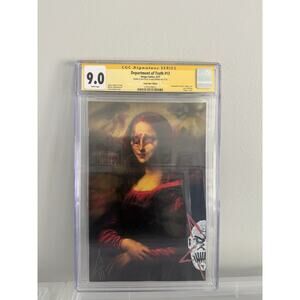 WOW SS CGC 9.0 Department of Truth #13 By Javan Jordan Mona Lisa LTD300